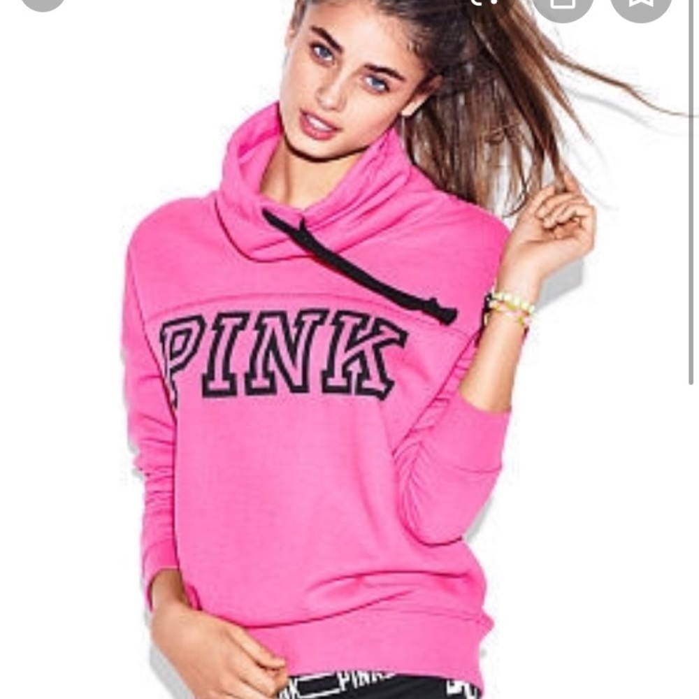 PINK VS Cowl neck hoodie